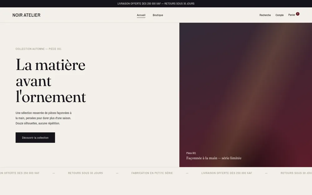 Thème Noir Atelier